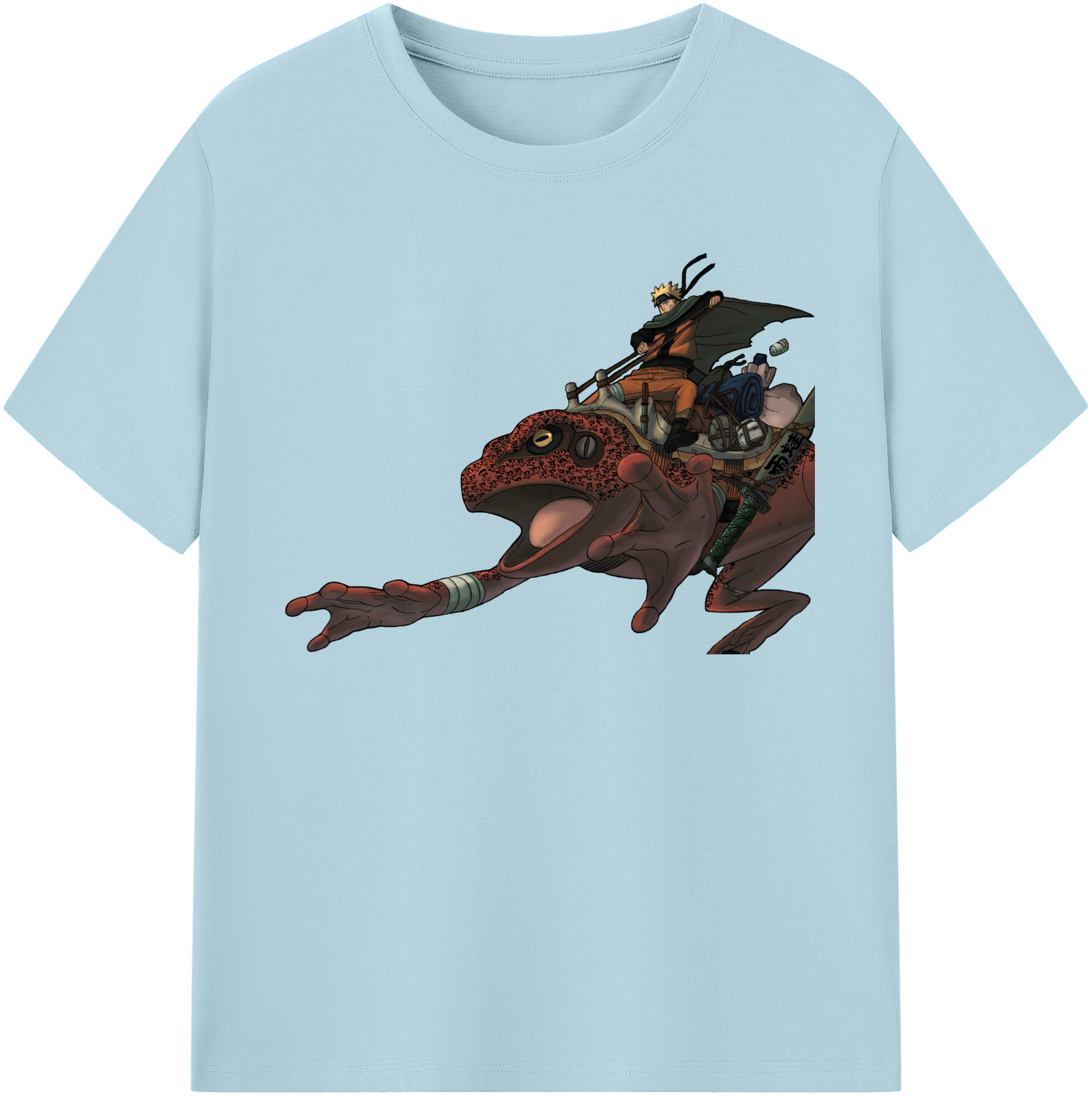 （画像用） NARUTO -ナルト- うずまき ナルト Uzumaki Naruto 綿100％半袖Tシャツ（フロントプリント）